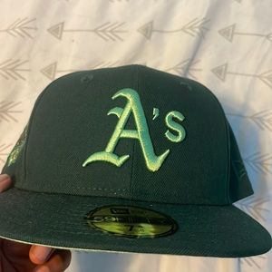 Green Baseball Fitted